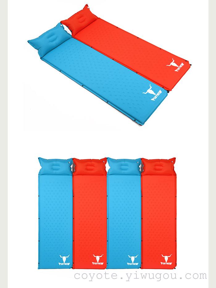 Inflatable pillow cushion pad with automatic single stitching blowing air pillow free ultra portable durable outdoor mat Inflatable pillow cushion pad with automatic single stitching blowing air pillow free ultra portable durable outdoor mat