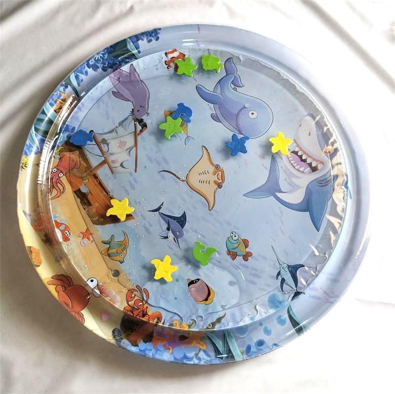 PVC Summer Cool Inflatable Water Cushion Baby Ice Pad Inflatable Toy Pai Pai Le Water Cushion Marine Life Pat Mat PVC Summer Cool Inflatable Water Cushion Baby Ice Pad Inflatable Toy Pai Pai Le Water Cushion Marine Life Pat Mat