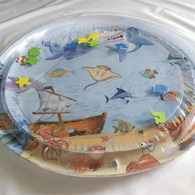 PVC Summer Cool Inflatable Water Cushion Baby Ice Pad Inflatable Toy Pai Pai Le Water Cushion Marine Life Pat Mat PVC Summer Cool Inflatable Water Cushion Baby Ice Pad Inflatable Toy Pai Pai Le Water Cushion Marine Life Pat Mat