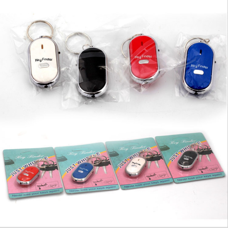 Wireless Whistle Sensor Key Seeker Electronic Sound Quality Sensor Anti-Lost Device Factory Direct Sales