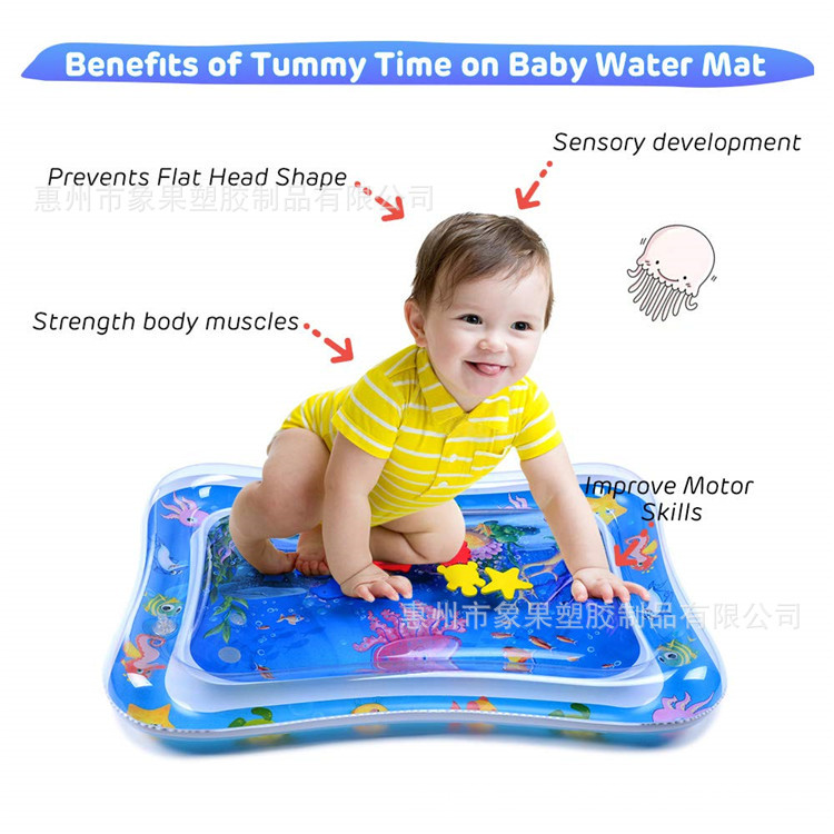 Shoot Water Cushion Baby Spray Water Cushion Inflatable Water Cushion Jellyfish Biological Floor Mat Ice Pad Baby Inflatable Pai Pai Le Water Cushion