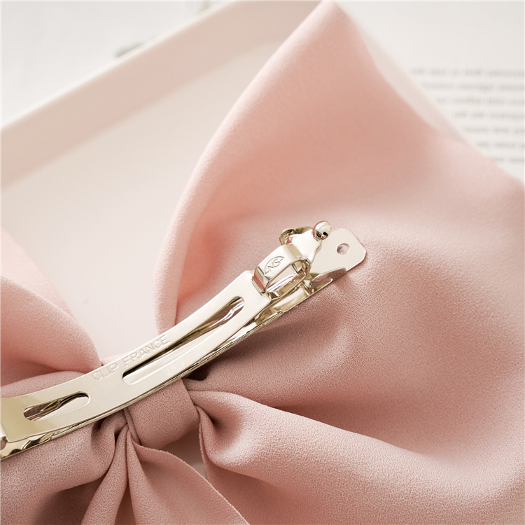 New Japanese and Korean Style Spring and Summer Solid Color Bag Waist Macaron Barrettes Fabric Boutique Ladies Headdress Hand Spring Clip
