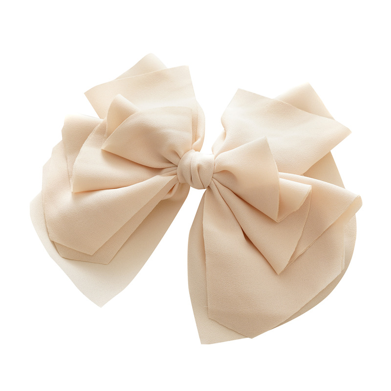 New Japanese and Korean Style Spring and Summer Solid Color Bag Waist Macaron Barrettes Fabric Boutique Ladies Headdress Hand Spring Clip