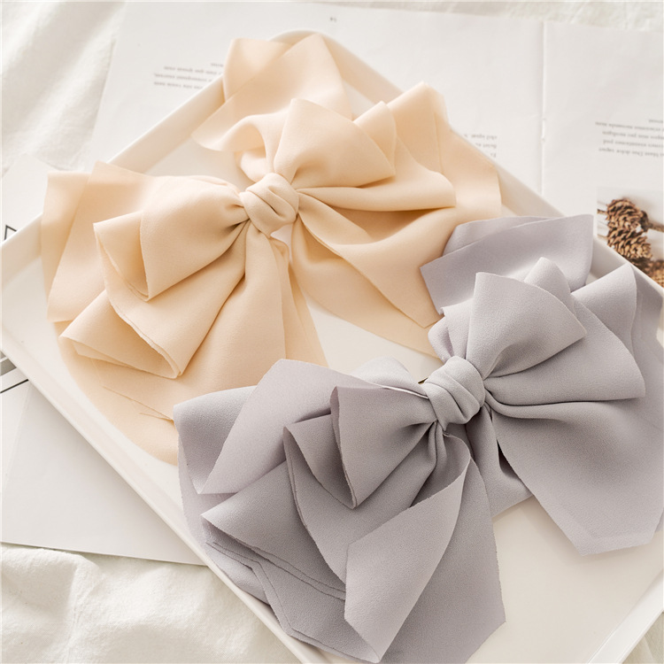 New Japanese and Korean Style Spring and Summer Solid Color Bag Waist Macaron Barrettes Fabric Boutique Ladies Headdress Hand Spring Clip New Japanese and Korean Style Spring and Summer Solid Color Bag Waist Macaron Barrettes Fabric Boutique Ladies Headdress Hand Spring Clip