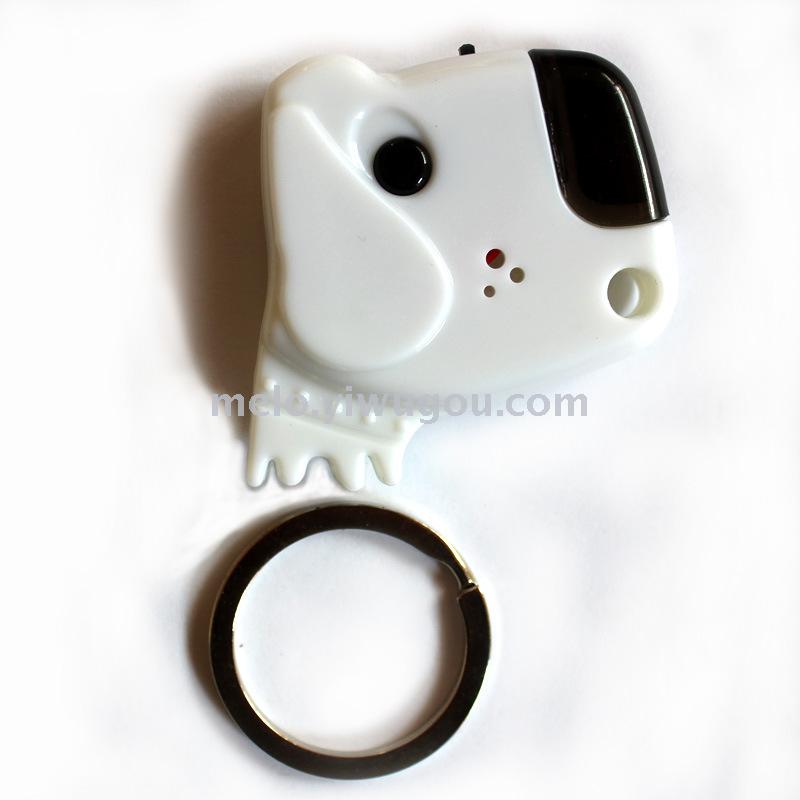 Cartoon intelligent key anti-losing device, whistle key ring finder, audio frequency induction alarm finder LED