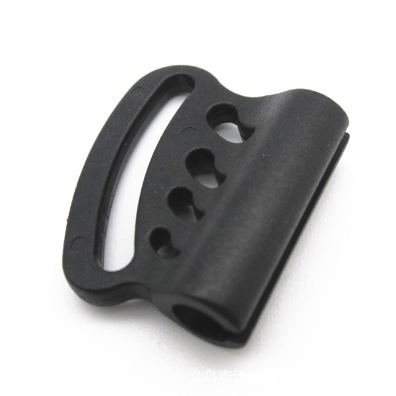 Spot Supply Pom Plastic Butterfly Clipped Button Luggage Ribbon Flat Clipped Button Plastic Waist Bag Buckle