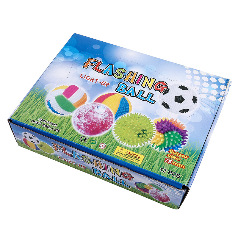 New Luminous Volleyball Elastic Ball Massage Ball Luminous Volleyball with Whistle Acanthosphere Luminous Stall Supply Wholesale New Luminous Volleyball Elastic Ball Massage Ball Luminous Volleyball with Whistle Acanthosphere Luminous Stall Supply Wholesale