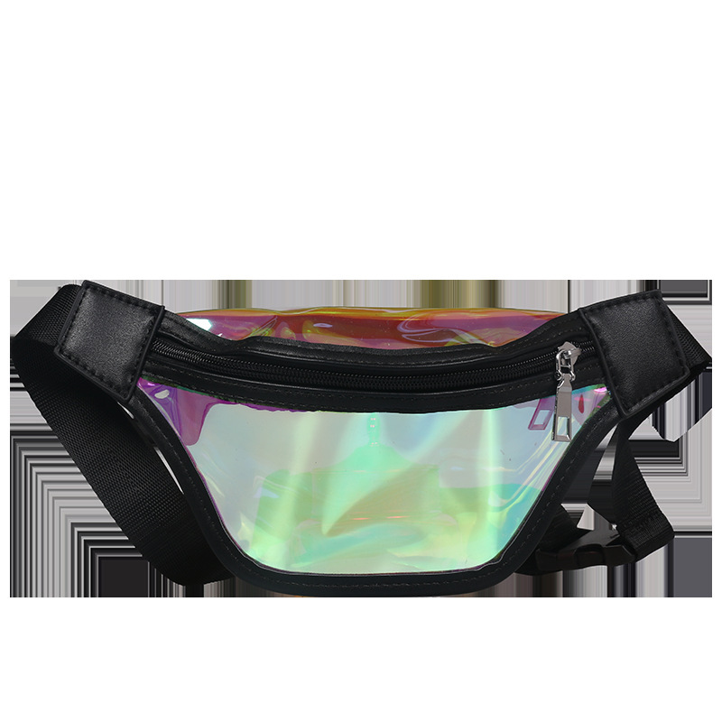 Wholesale Children&#039;s Bag Korean Laser Transparent Waist Bag for boys and girls one-shoulder cross-body Bag mini baby Bag Zero Purse