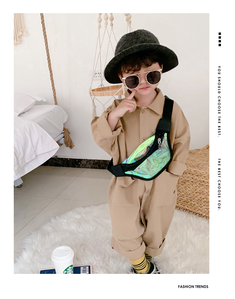Wholesale Children's Bag Korean Laser Transparent Waist Bag for boys and girls one-shoulder cross-body Bag mini baby Bag Zero Purse Wholesale Children's Bag Korean Laser Transparent Waist Bag for boys and girls one-shoulder cross-body Bag mini baby Bag Zero Purse