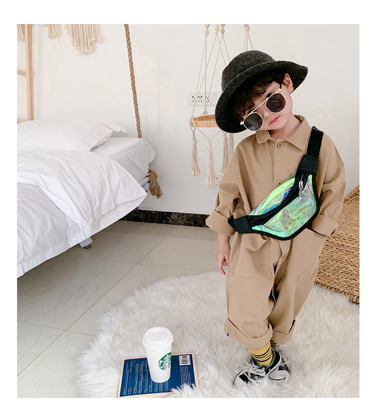 Wholesale Children's Bag Korean Laser Transparent Waist Bag for boys and girls one-shoulder cross-body Bag mini baby Bag Zero Purse Wholesale Children's Bag Korean Laser Transparent Waist Bag for boys and girls one-shoulder cross-body Bag mini baby Bag Zero Purse