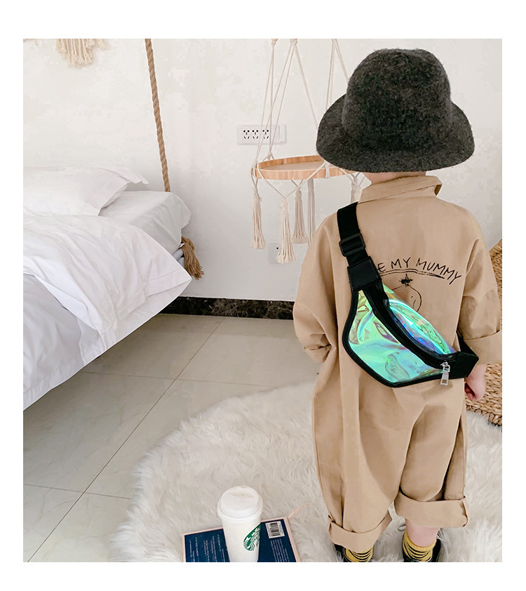Wholesale Children's Bag Korean Laser Transparent Waist Bag for boys and girls one-shoulder cross-body Bag mini baby Bag Zero Purse Wholesale Children's Bag Korean Laser Transparent Waist Bag for boys and girls one-shoulder cross-body Bag mini baby Bag Zero Purse