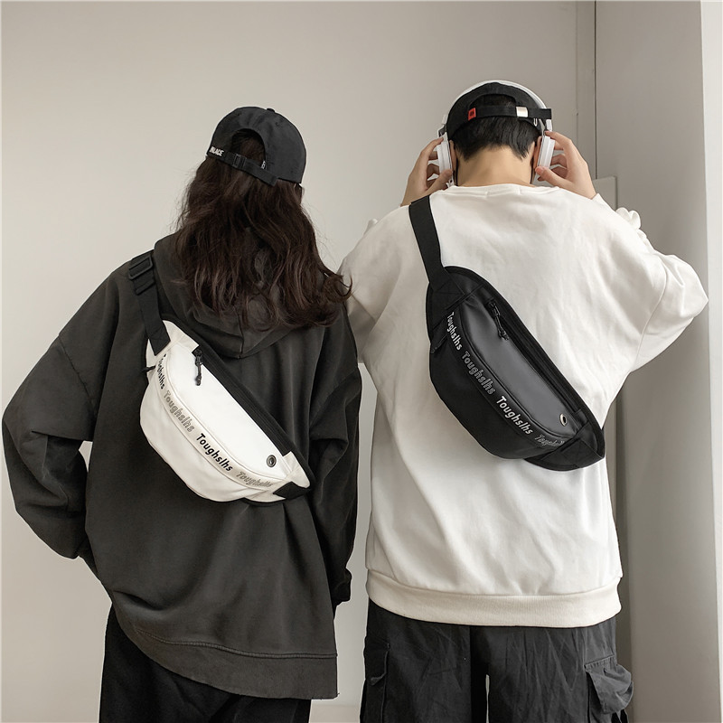 New Trendy Men&#039;s Women&#039;s Waist Bag Korean Style Waterproof Chest Bag Outdoor One Shoulder Crossbody Bag Mobile Phone Bag Travel Pouch