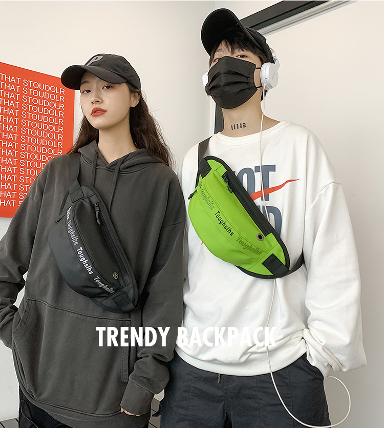 New Trendy Men's Women's Waist Bag Korean Style Waterproof Chest Bag Outdoor One Shoulder Crossbody Bag Mobile Phone Bag Travel Pouch New Trendy Men's Women's Waist Bag Korean Style Waterproof Chest Bag Outdoor One Shoulder Crossbody Bag Mobile Phone Bag Travel Pouch