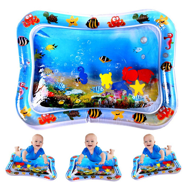 Spot Inflatable Baby Pat Water Cushion PVC Inflatable Ice Pad Baby Inflatable Toy Baby Crawling Pat Water Cushion