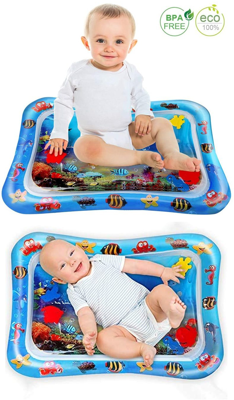 Spot Inflatable Baby Pat Water Cushion PVC Inflatable Ice Pad Baby Inflatable Toy Baby Crawling Pat Water Cushion