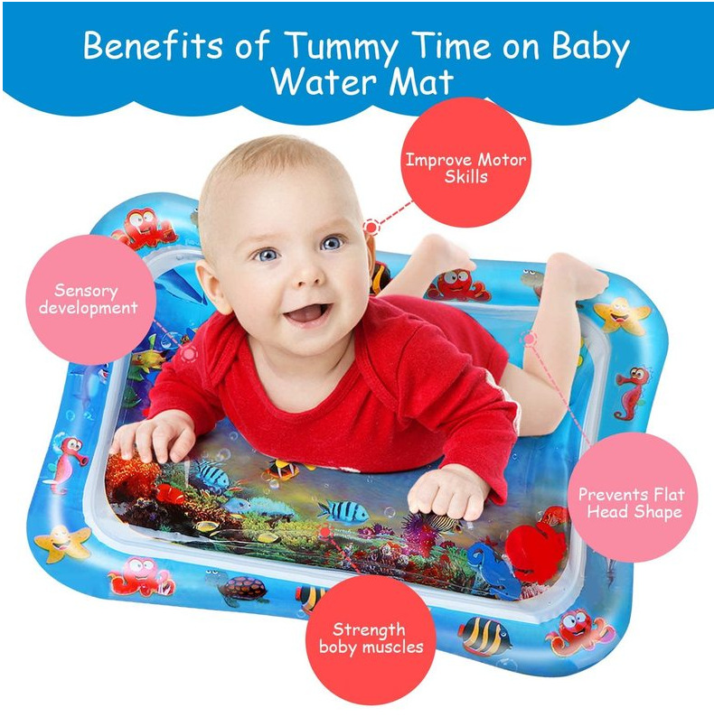 Spot Inflatable Baby Pat Water Cushion PVC Inflatable Ice Pad Baby Inflatable Toy Baby Crawling Pat Water Cushion