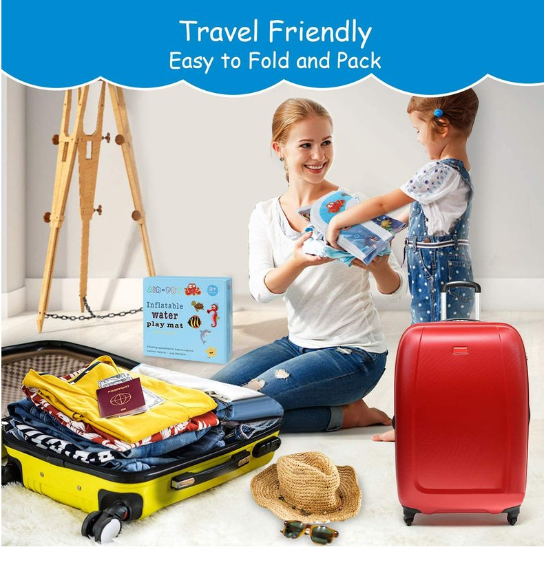 Spot Inflatable Baby Pat Water Cushion PVC Inflatable Ice Pad Baby Inflatable Toy Baby Crawling Pat Water Cushion