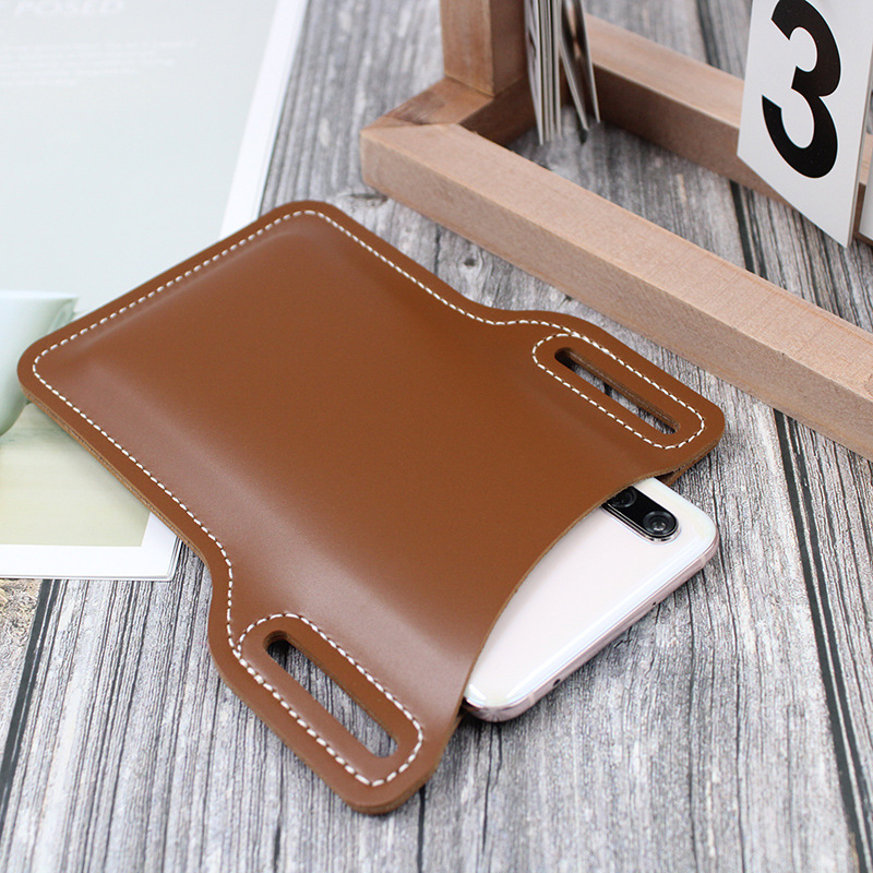 AntiDrop AntiFall Mobile Phone Protective Cover Hanging Waist Leather Mobile Phone Bag PU Leather Cellphone Storage Bag AntiDrop AntiFall Mobile Phone Protective Cover Hanging Waist Leather Mobile Phone Bag PU Leather Cellphone Storage Bag