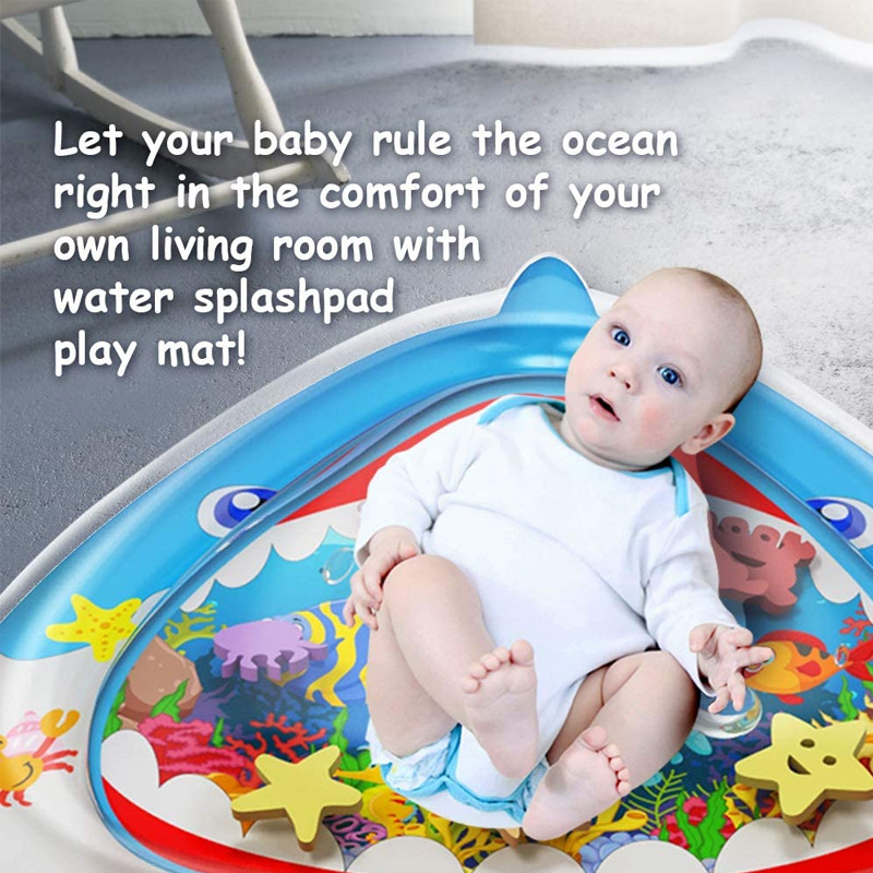 Customized PVC Inflatable Shark Racket Pad Baby Racket Water Cushion Ice Pad Splash-Proof Pad Large Size Children's Pai Pai Le Toy Customized PVC Inflatable Shark Racket Pad Baby Racket Water Cushion Ice Pad Splash-Proof Pad Large Size Children's Pai Pai Le Toy