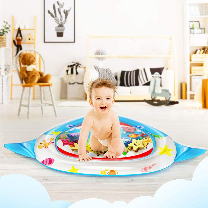 Customized PVC Inflatable Shark Racket Pad Baby Racket Water Cushion Ice Pad Splash-Proof Pad Large Size Children's Pai Pai Le Toy Customized PVC Inflatable Shark Racket Pad Baby Racket Water Cushion Ice Pad Splash-Proof Pad Large Size Children's Pai Pai Le Toy