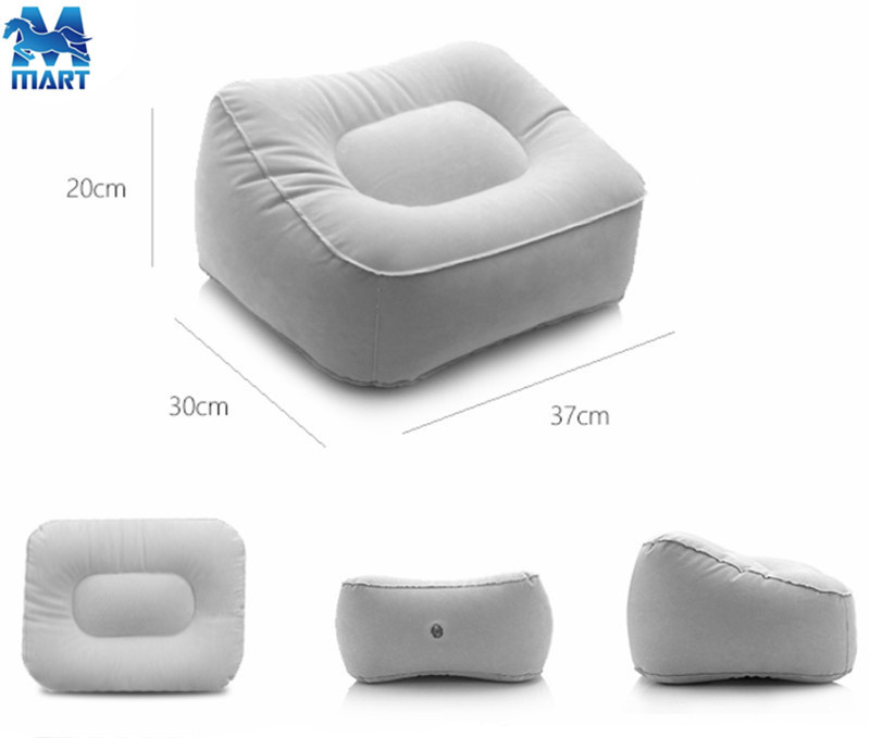 Inflatable Mattress High Pillow Flocking PVC Foot Pad Outdoor Massage outside Travel Foot Bench Car Airplane Foot Pedal Inflatable Mattress High Pillow Flocking PVC Foot Pad Outdoor Massage outside Travel Foot Bench Car Airplane Foot Pedal