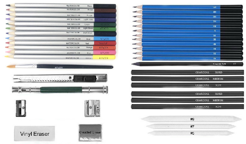SOURCE Factory Student Design 41 Pieces Painting Kit Sketch Pencil Cap Water Soluble Color Pencil Set Art Painting Batch SOURCE Factory Student Design 41 Pieces Painting Kit Sketch Pencil Cap Water Soluble Color Pencil Set Art Painting Batch