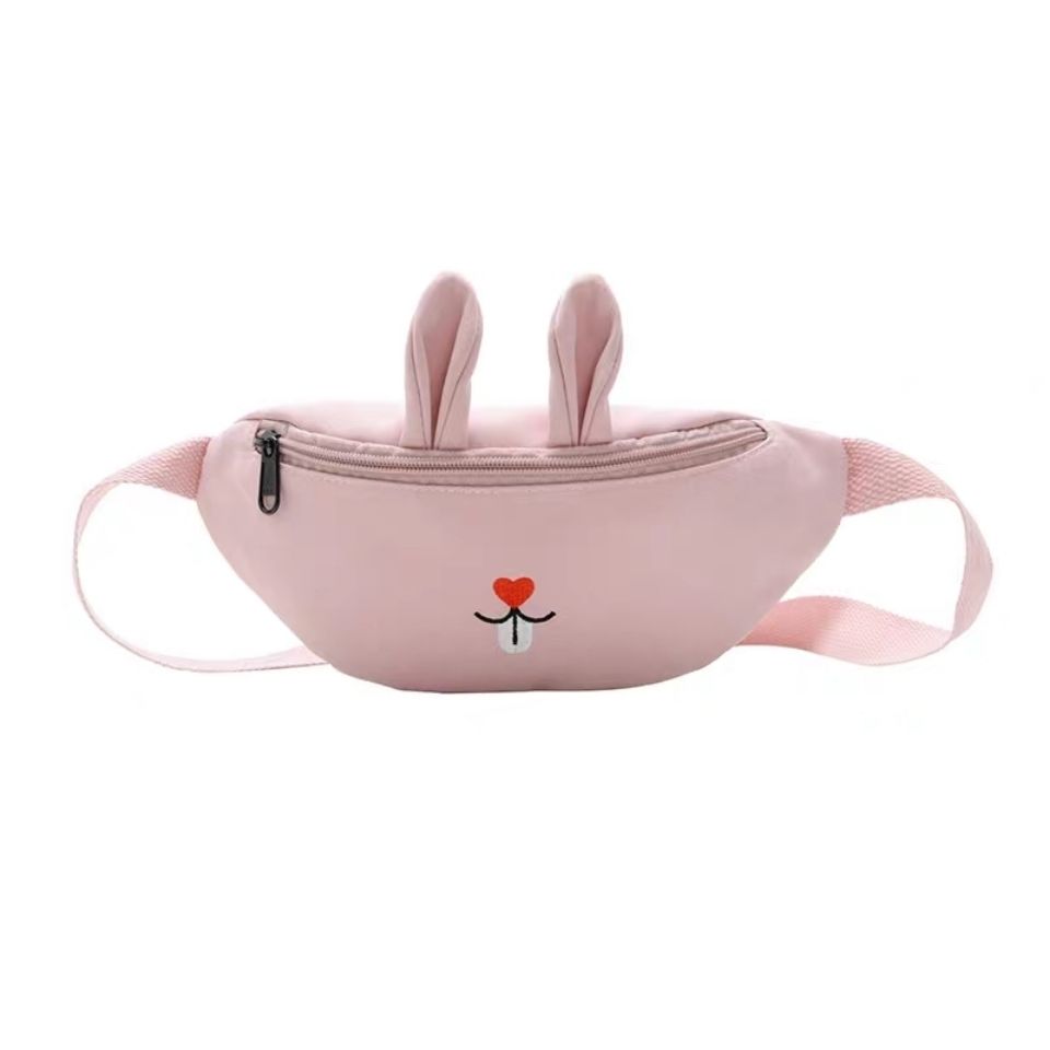 Women&#039;s Chest Bag New All-Match Shoulder Bag Smiley Face Rabbit Mouth Cartoon Cute Small Bag Crossbody Waist Bag Fashion