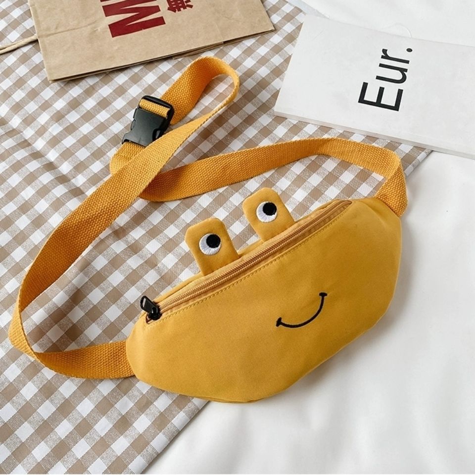 Women's Chest Bag New All-Match Shoulder Bag Smiley Face Rabbit Mouth Cartoon Cute Small Bag Crossbody Waist Bag Fashion Women's Chest Bag New All-Match Shoulder Bag Smiley Face Rabbit Mouth Cartoon Cute Small Bag Crossbody Waist Bag Fashion