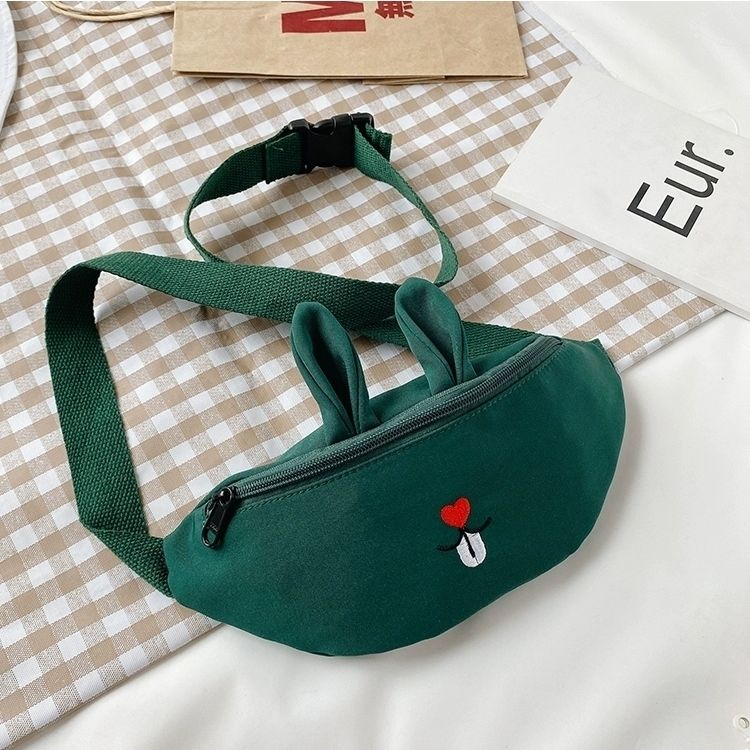 Women's Chest Bag New All-Match Shoulder Bag Smiley Face Rabbit Mouth Cartoon Cute Small Bag Crossbody Waist Bag Fashion Women's Chest Bag New All-Match Shoulder Bag Smiley Face Rabbit Mouth Cartoon Cute Small Bag Crossbody Waist Bag Fashion