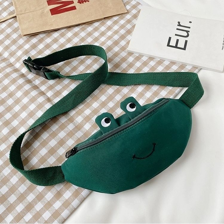 Women's Chest Bag New All-Match Shoulder Bag Smiley Face Rabbit Mouth Cartoon Cute Small Bag Crossbody Waist Bag Fashion Women's Chest Bag New All-Match Shoulder Bag Smiley Face Rabbit Mouth Cartoon Cute Small Bag Crossbody Waist Bag Fashion