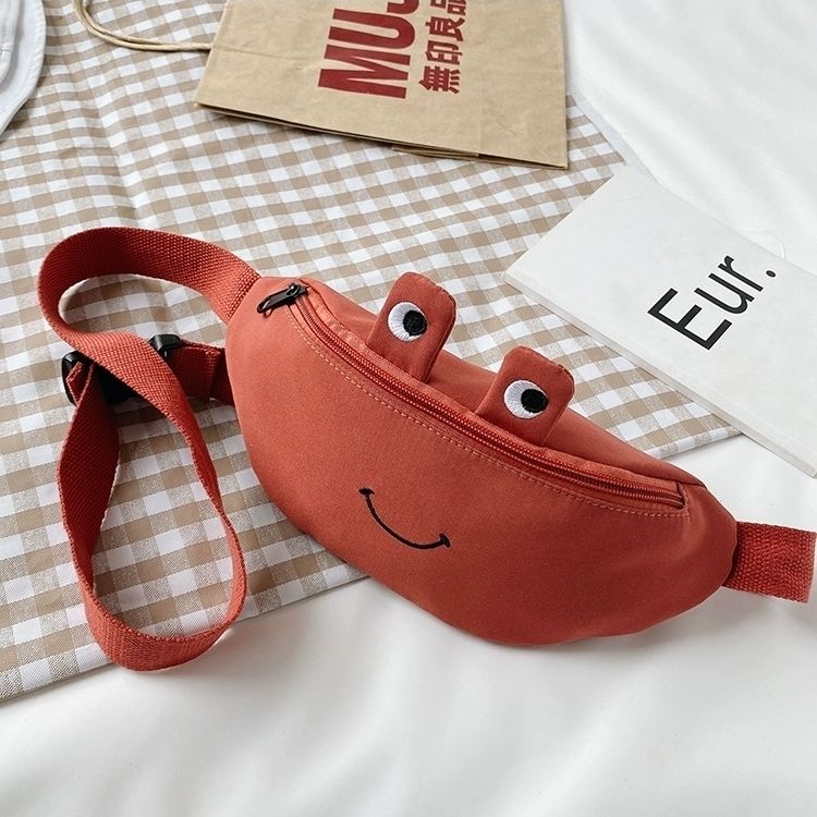 Women's Chest Bag New All-Match Shoulder Bag Smiley Face Rabbit Mouth Cartoon Cute Small Bag Crossbody Waist Bag Fashion Women's Chest Bag New All-Match Shoulder Bag Smiley Face Rabbit Mouth Cartoon Cute Small Bag Crossbody Waist Bag Fashion