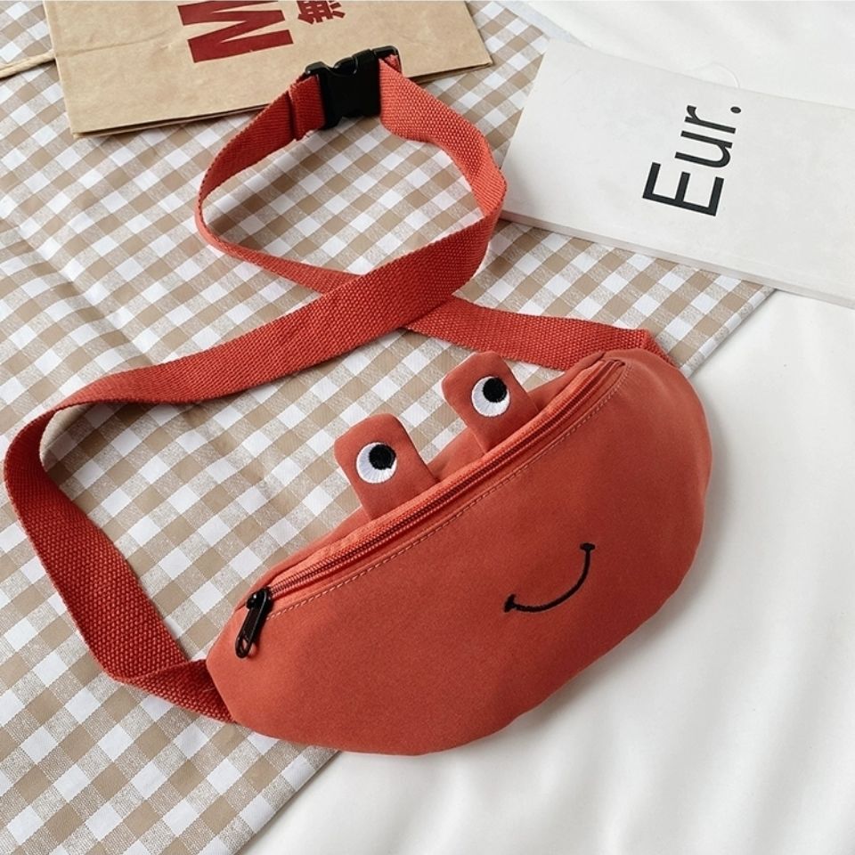 Women's Chest Bag New All-Match Shoulder Bag Smiley Face Rabbit Mouth Cartoon Cute Small Bag Crossbody Waist Bag Fashion Women's Chest Bag New All-Match Shoulder Bag Smiley Face Rabbit Mouth Cartoon Cute Small Bag Crossbody Waist Bag Fashion
