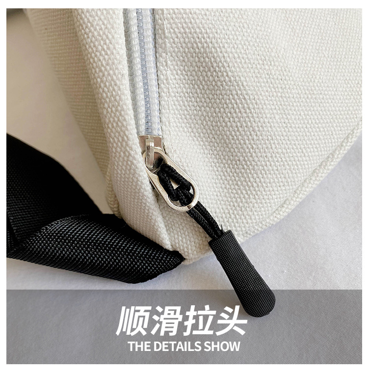 Internet Celebrity Small Canvas Bag Fashion Popular Chest Bag Women's All-Match Crossbody Waist Bag Internet Celebrity Small Canvas Bag Fashion Popular Chest Bag Women's All-Match Crossbody Waist Bag