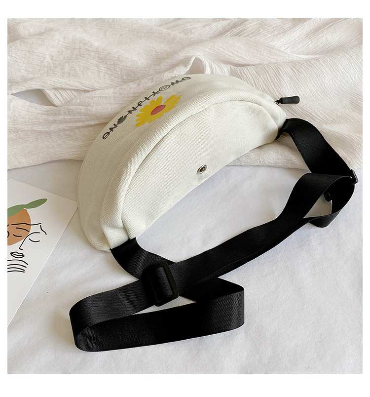 Internet Celebrity Small Canvas Bag Fashion Popular Chest Bag Women's All-Match Crossbody Waist Bag Internet Celebrity Small Canvas Bag Fashion Popular Chest Bag Women's All-Match Crossbody Waist Bag
