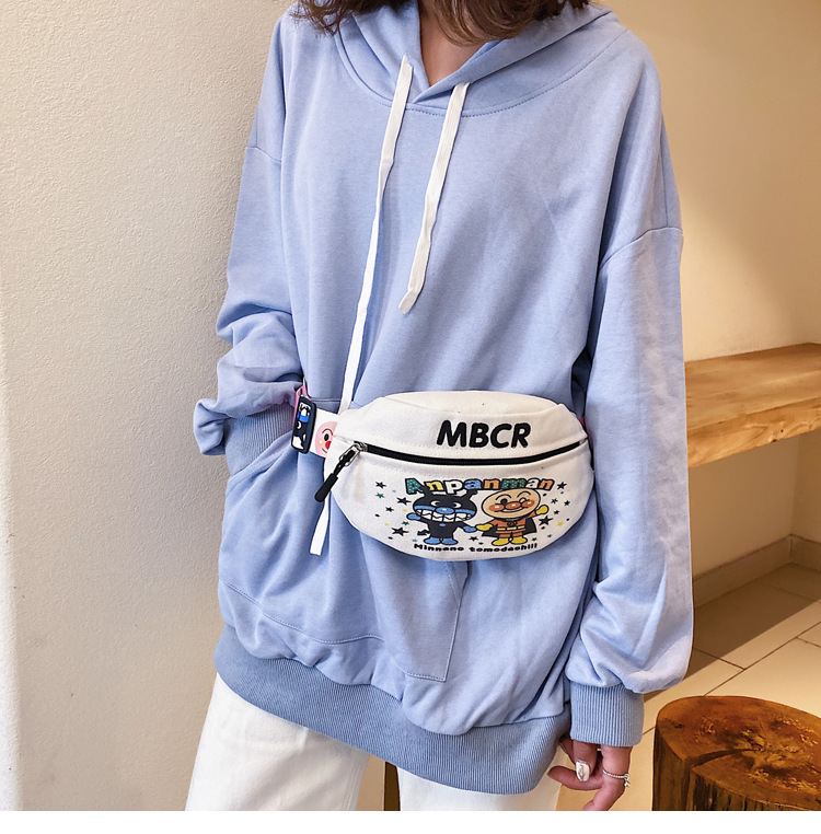 INS Chest Bag for Women 2021 New Korean Style Student Western Style Girl Broadband Shoulder Messenger Bag Fashion Canvas Waist Bag INS Chest Bag for Women 2021 New Korean Style Student Western Style Girl Broadband Shoulder Messenger Bag Fashion Canvas Waist Bag