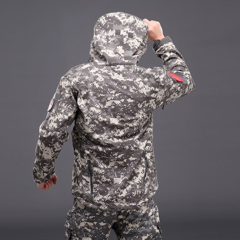 Army Eagle 2019 Tad Soft Shell Outdoor Men's Assault Jacket Warm Waterproof Three-in-One Trench Coat Army Eagle 2019 Tad Soft Shell Outdoor Men's Assault Jacket Warm Waterproof Three-in-One Trench Coat