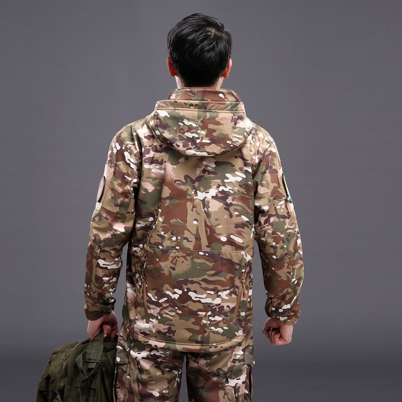 Army Eagle 2019 Tad Soft Shell Outdoor Men's Assault Jacket Warm Waterproof Three-in-One Trench Coat Army Eagle 2019 Tad Soft Shell Outdoor Men's Assault Jacket Warm Waterproof Three-in-One Trench Coat