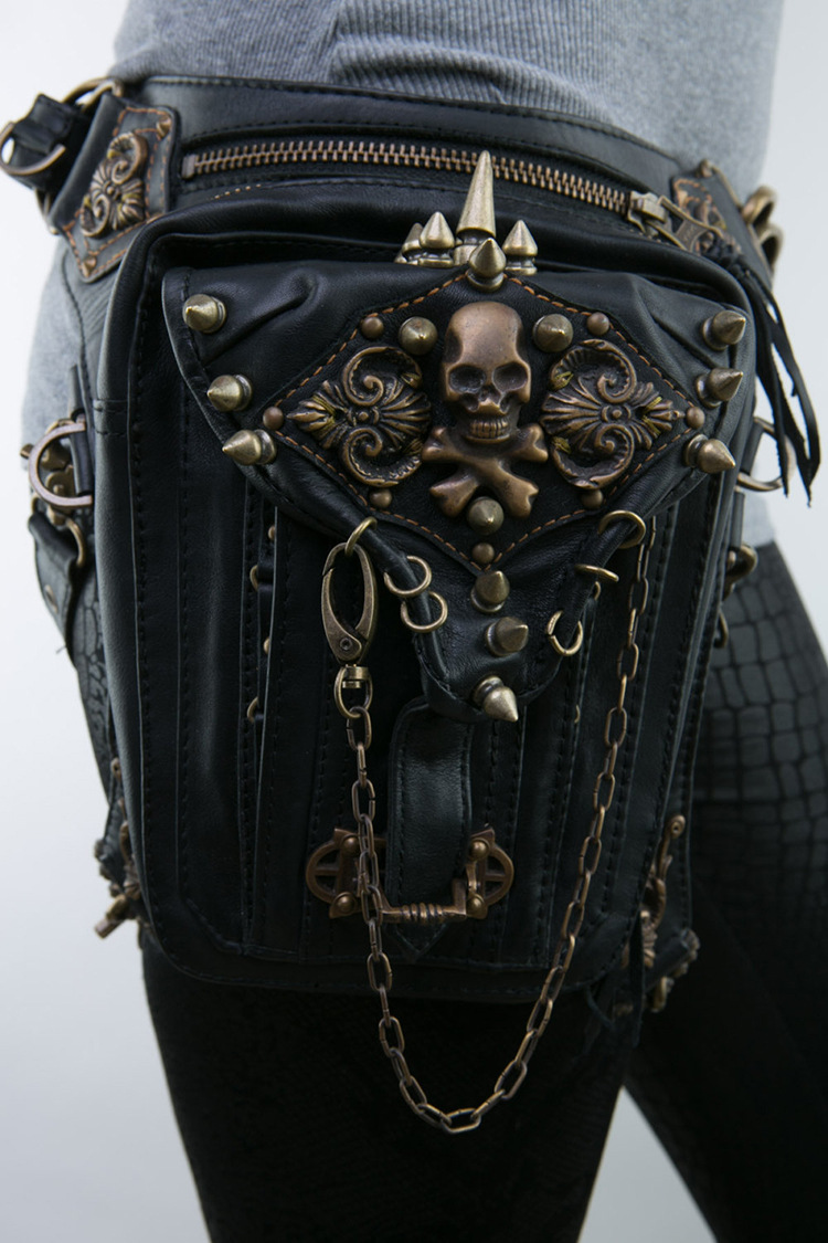 Exclusive Wish Lazada Steampunk Motorcycle Bag ShoulderCrossbody Bag Female MultiFunctional Mobile Phone Waist Bag Exclusive Wish Lazada Steampunk Motorcycle Bag ShoulderCrossbody Bag Female MultiFunctional Mobile Phone Waist Bag