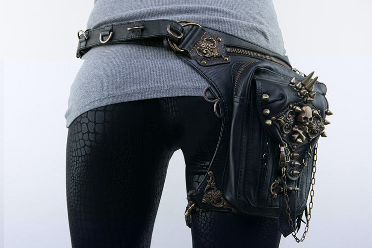 Exclusive Wish Lazada Steampunk Motorcycle Bag ShoulderCrossbody Bag Female MultiFunctional Mobile Phone Waist Bag Exclusive Wish Lazada Steampunk Motorcycle Bag ShoulderCrossbody Bag Female MultiFunctional Mobile Phone Waist Bag