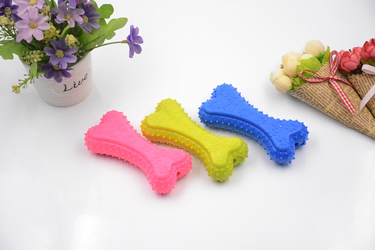 Factory Direct Sales TPR Pet Whistle Footprints Biscuit Dog Bite Molar Decompression Tooth Cleaning Toy Pet Training Item Factory Direct Sales TPR Pet Whistle Footprints Biscuit Dog Bite Molar Decompression Tooth Cleaning Toy Pet Training Item