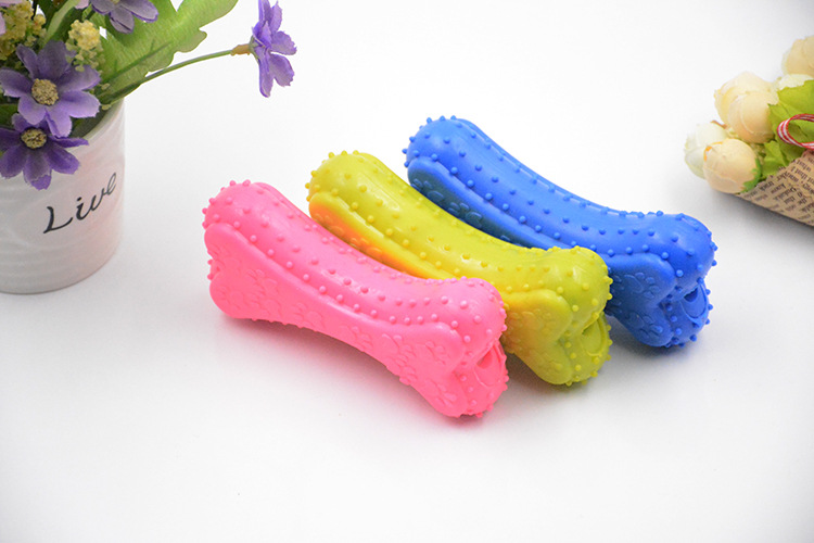 Factory Direct Sales TPR Pet Whistle Footprints Biscuit Dog Bite Molar Decompression Tooth Cleaning Toy Pet Training Item Factory Direct Sales TPR Pet Whistle Footprints Biscuit Dog Bite Molar Decompression Tooth Cleaning Toy Pet Training Item