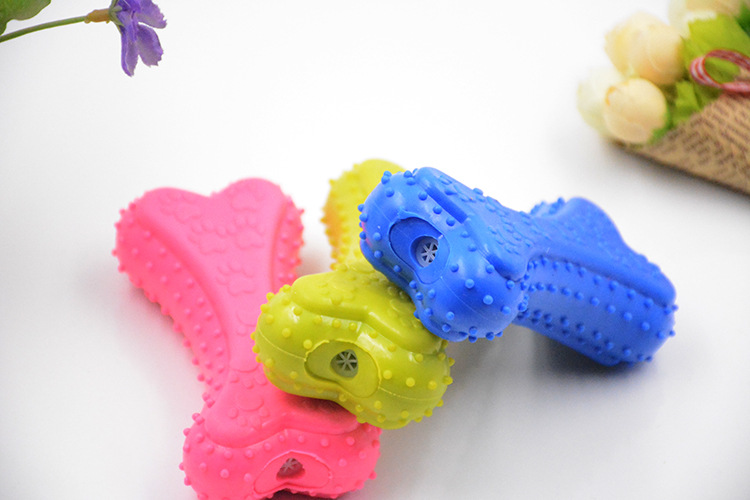 Factory Direct Sales TPR Pet Whistle Footprints Biscuit Dog Bite Molar Decompression Tooth Cleaning Toy Pet Training Item Factory Direct Sales TPR Pet Whistle Footprints Biscuit Dog Bite Molar Decompression Tooth Cleaning Toy Pet Training Item