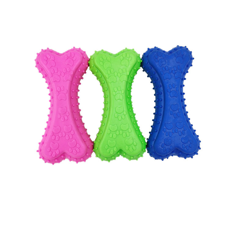 Factory Direct Sales TPR Pet Whistle Footprints Biscuit Dog Bite Molar Decompression Tooth Cleaning Toy Pet Training Item Factory Direct Sales TPR Pet Whistle Footprints Biscuit Dog Bite Molar Decompression Tooth Cleaning Toy Pet Training Item
