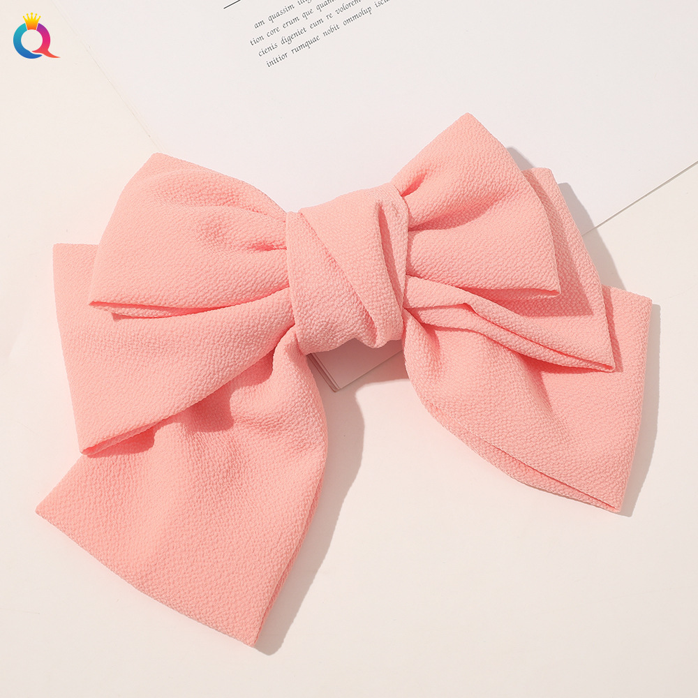 Cross-Border New Three-Layer Oversized Bow Hairpin Floral Spring Clip All-Matching Fashion Knotted Bag Waist Top Clip Cross-Border New Three-Layer Oversized Bow Hairpin Floral Spring Clip All-Matching Fashion Knotted Bag Waist Top Clip