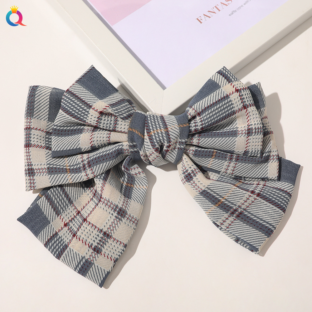 Cross-Border New Three-Layer Oversized Bow Hairpin Floral Spring Clip All-Matching Fashion Knotted Bag Waist Top Clip Cross-Border New Three-Layer Oversized Bow Hairpin Floral Spring Clip All-Matching Fashion Knotted Bag Waist Top Clip