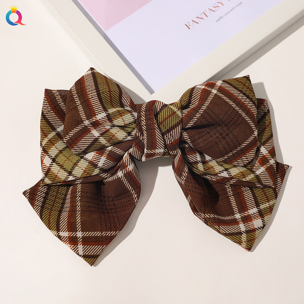 Cross-Border New Three-Layer Oversized Bow Hairpin Floral Spring Clip All-Matching Fashion Knotted Bag Waist Top Clip Cross-Border New Three-Layer Oversized Bow Hairpin Floral Spring Clip All-Matching Fashion Knotted Bag Waist Top Clip