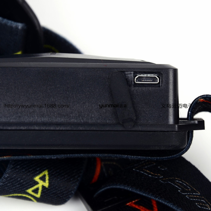 T6 light headlights + COB work lights USB rechargeable flashlight with help whistle headlights