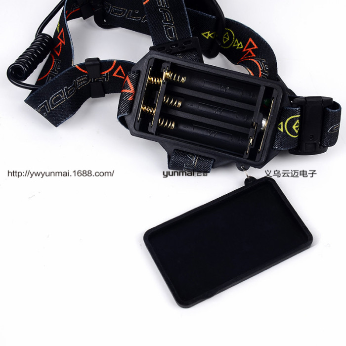 T6 light headlights + COB work lights USB rechargeable flashlight with help whistle headlights