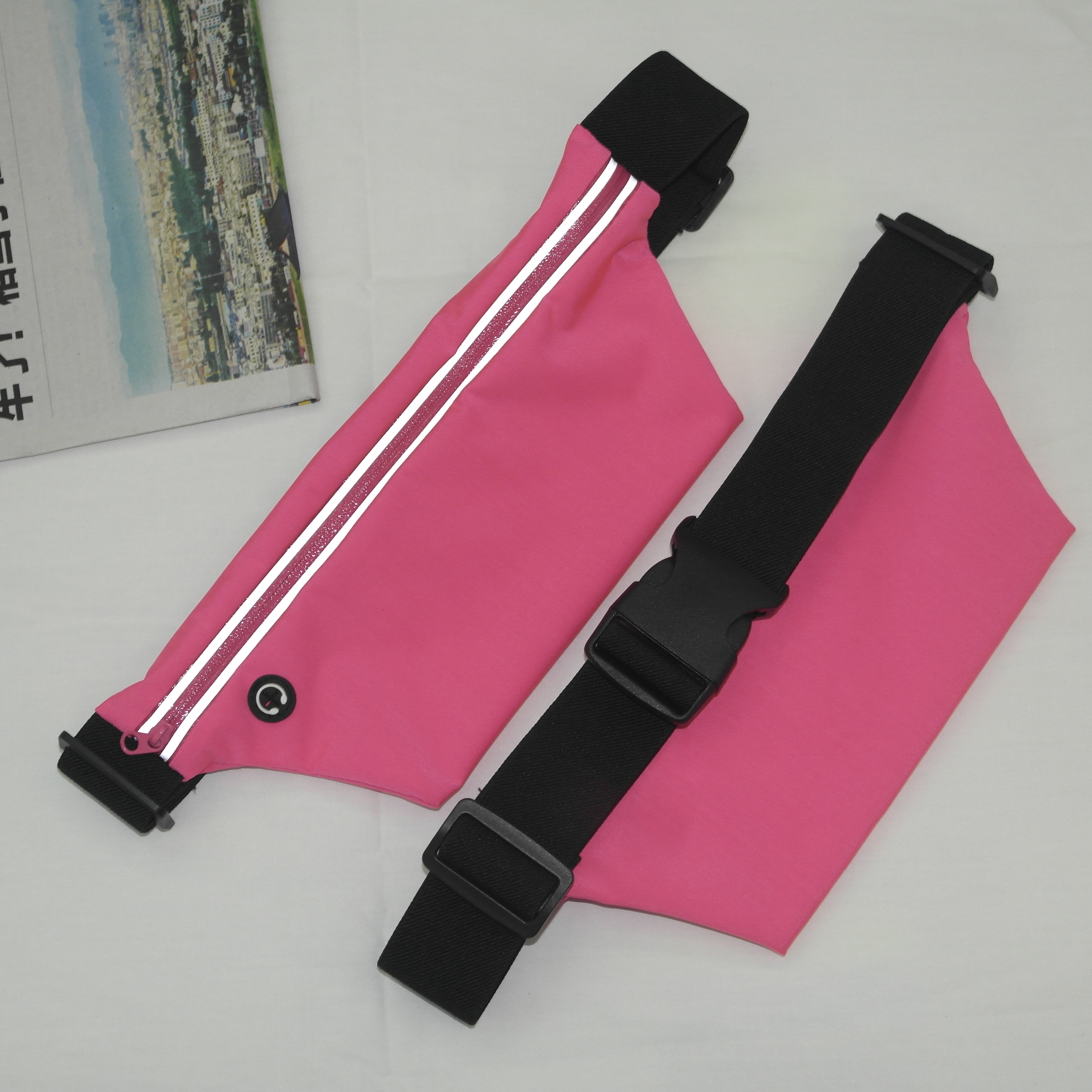 Outdoor Sports Waterproof Mobile Phone Bag Waist Pack Square Dance  Bag Walking Shopping Storage