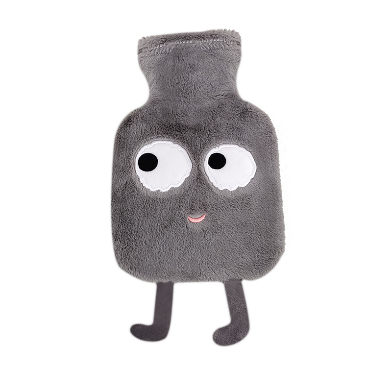 Plush Hot Water Bag Water Injection Warm Belly Hot Compress Waist Hand Warmer Small Hot-Water Bag Portable Cute Baby Girl